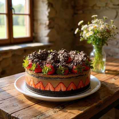 Chocolate Strawberry Bavarian