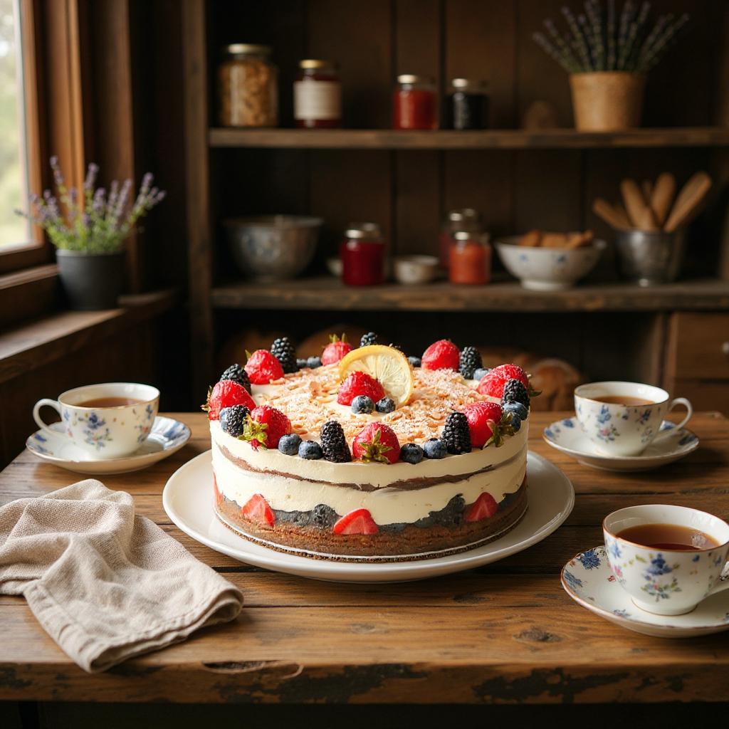 LemonBerry Bavarian Gourmet Cake